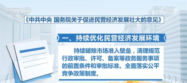 国家提出多项具体支持举措 进一步激发民营经济发展活力