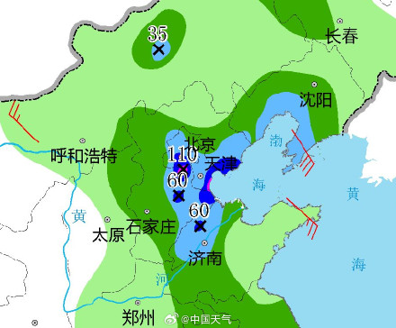 北京的雨要下到什么时候？明天傍晚逐渐结束