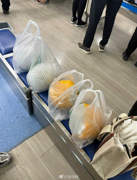 懂每一个离开新疆带瓜的人 抱着俩“老汉瓜”上飞机 懂每一个离开新疆带瓜的人 抱着俩“老汉瓜”上飞机