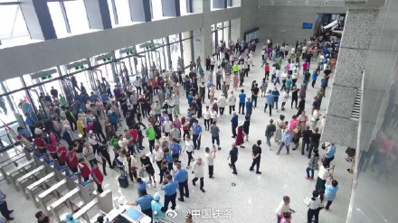 牡丹江站北站房投入使用