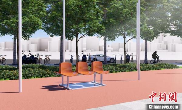 上海徐汇“添置”公共座椅：家具有表情 城市有温度