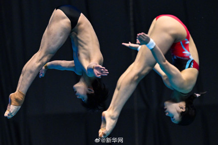 朱子锋林珊混双三米板夺冠