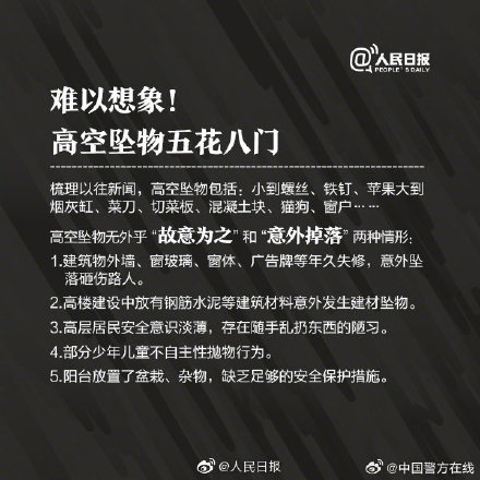 管住高空坠物