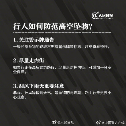 管住高空坠物