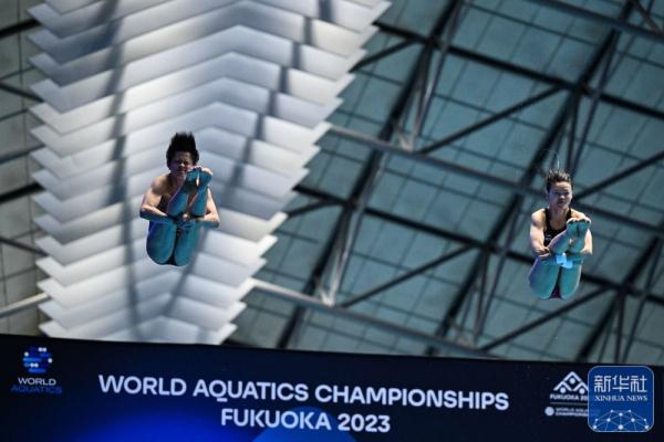 游泳世锦赛 | 朱子锋/林珊混双三米板夺冠 游泳世锦赛 | 朱子锋/林珊混双三米板夺冠