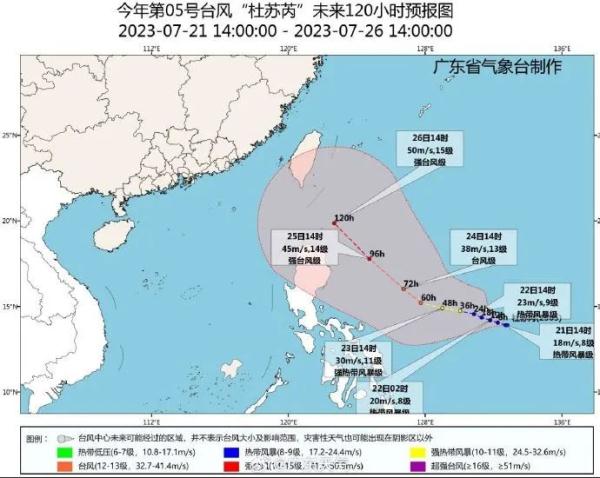 第5号台风“杜苏芮”生成！会影响深圳吗？