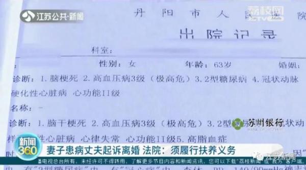 男子结婚20多年，妻子患病他起诉离婚！法院这么判