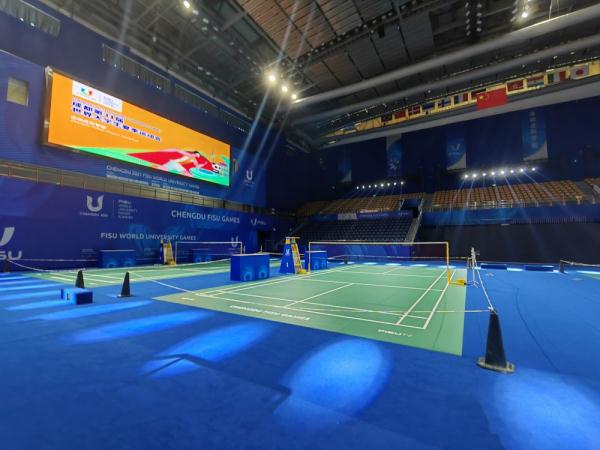 国羽训练的“秘密基地”焕新迎大运