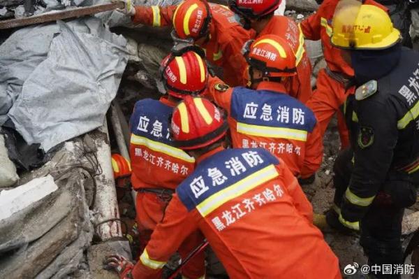 已营救8人！齐齐哈尔一中学体育馆坍塌，最新救援进展→