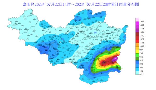 杭州富阳突降大暴雨，最大雨量达209毫米！