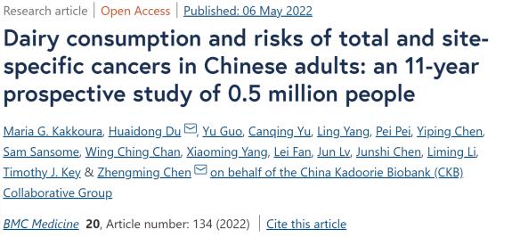 有研究结果发现：常食用乳制品的人，患这2种癌的风险增加，专家回复来了……