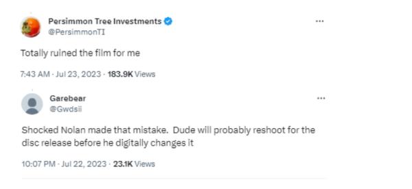 被挑错？美媒：《奥本海默》电影一幕美国旗“多出两颗星”，引网友热议