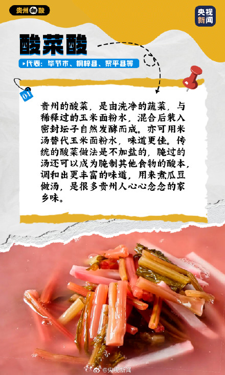 贵州在吃酸这件事上玩出了花 贵州在吃酸这件事上玩出了花