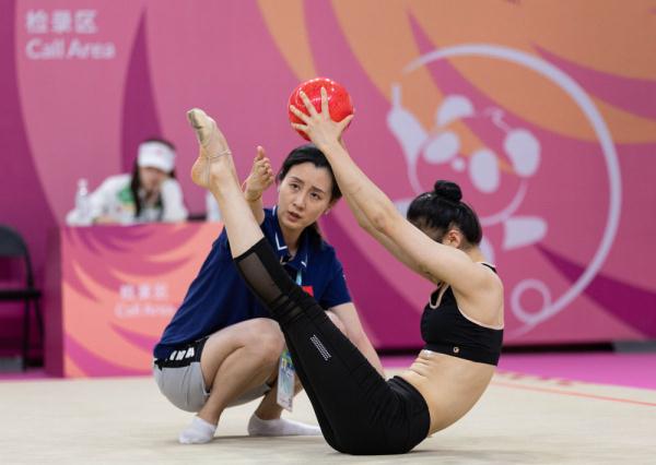 成都大运会选手训练备赛忙