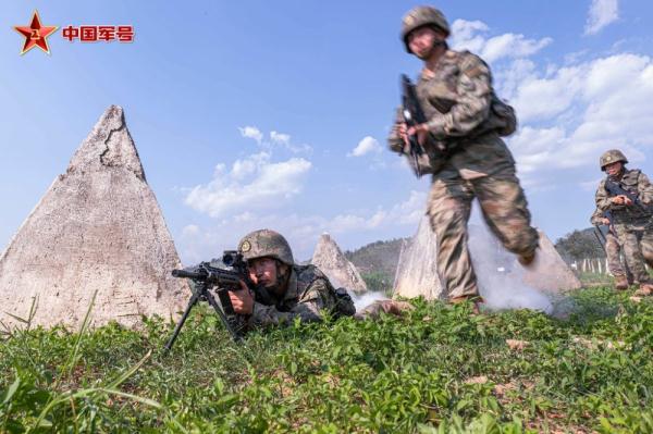 密林深处：第75集团军某旅跨昼夜进攻战斗演练掠影