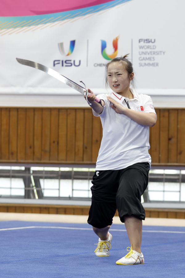 成都大运会选手训练备赛忙