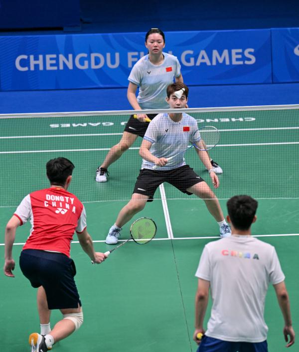 成都大运会选手训练备赛忙