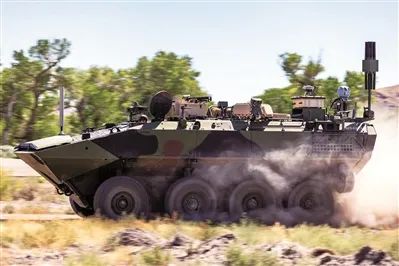 美海军陆战队测试新型侦察车