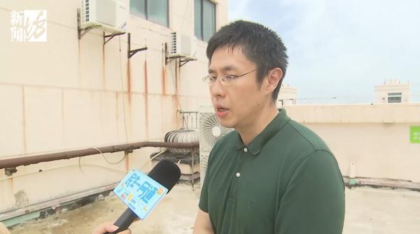 沪一居民楼成“瀑布”，水从32楼泻下！