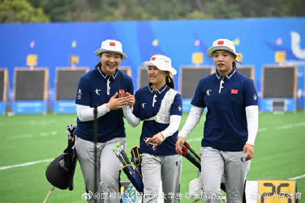 中国射箭队女子反曲弓团体晋级决赛