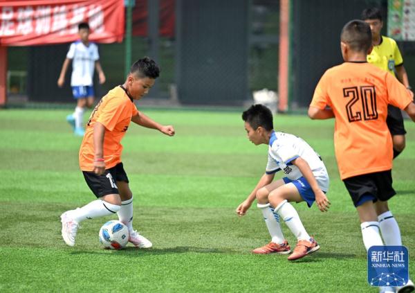 足球“小巴郎”进津交流 足球“小巴郎”进津交流