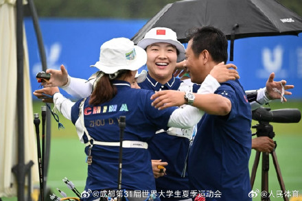 中国射箭队女子反曲弓团体晋级决赛