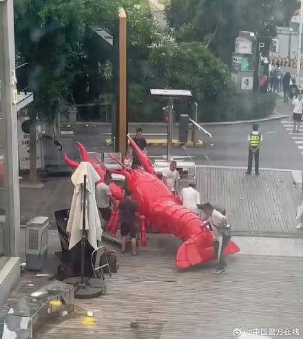 超强台风莫兰蒂来袭时的厦门