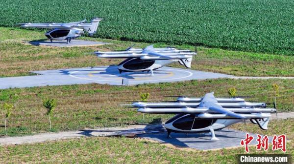 峰飞航空科技完成首次吨级eVTOL三机编队飞行 峰飞航空科技完成首次吨级eVTOL三机编队飞行