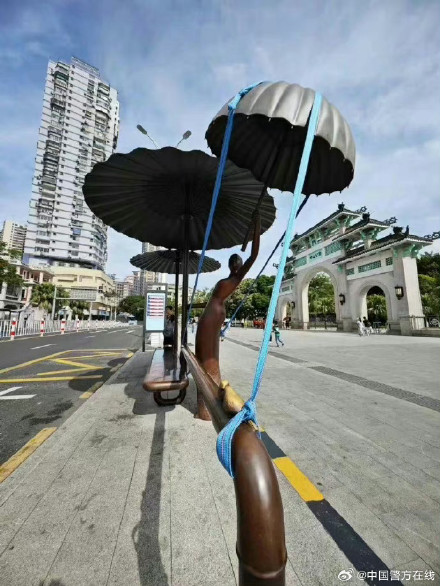 超强台风莫兰蒂来袭时的厦门