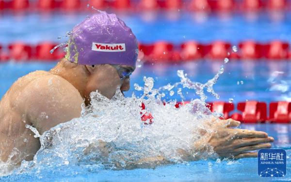 游泳世锦赛丨男子200米蛙泳:覃海洋破世界纪录夺冠 游泳世锦赛丨男子200米蛙泳:覃海洋破世界纪录夺冠