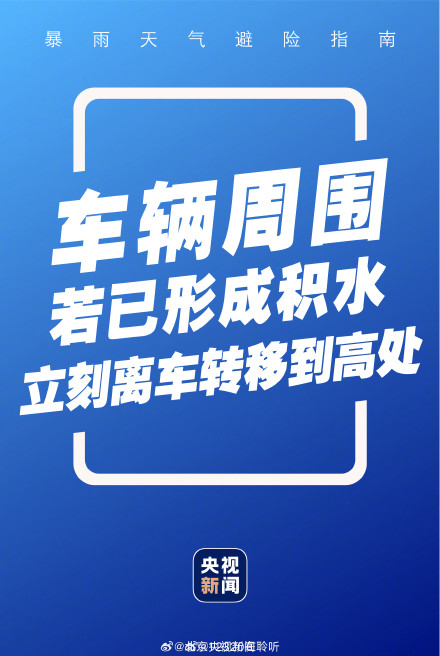 转存！暴雨避险说明书