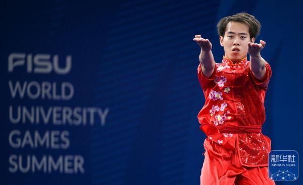 成都大运会丨男子长拳：中国选手金哲典夺金