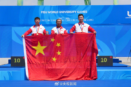超棒！大运会中国队金牌榜奖牌榜都第一