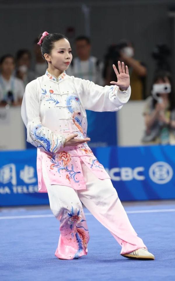 大运会浙江首金诞生！泰顺籍运动员女子太极拳项目夺金