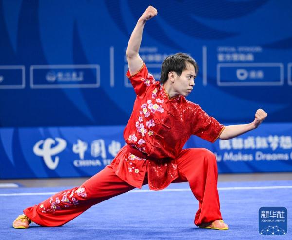 成都大运会丨男子长拳：中国选手金哲典夺金