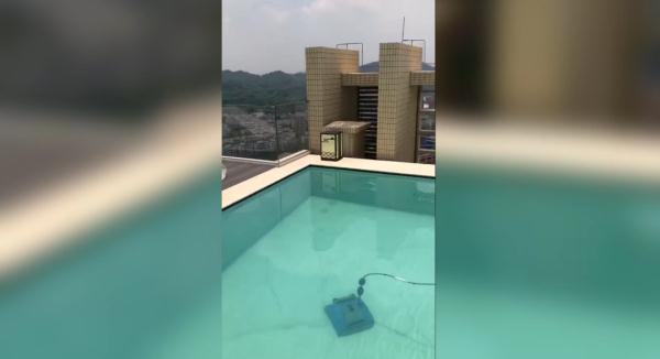 广州番禺通报楼顶建设游泳池事件：楼顶水池不属于消防水池
