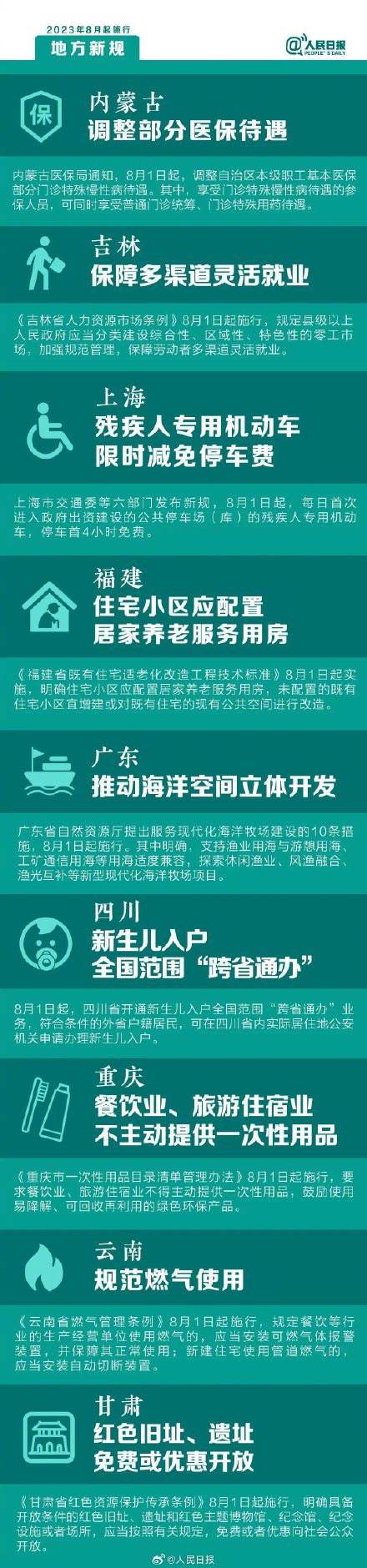 明天起，这些新规将影响你的生活