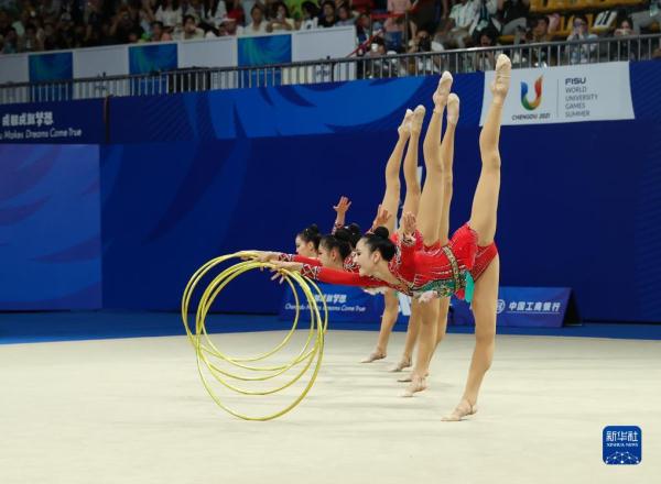 艺术体操——集体5圈操：中国队夺冠