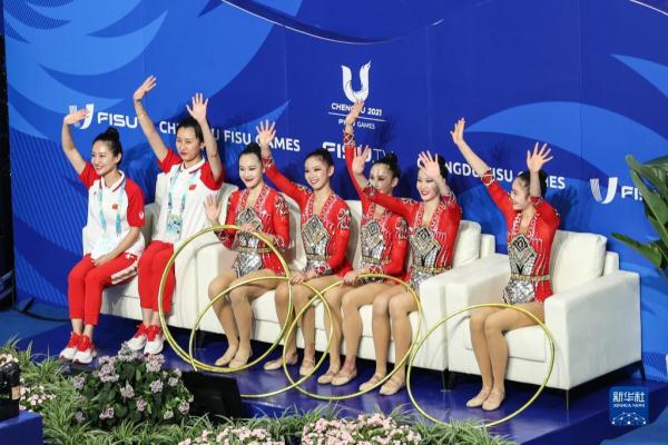 艺术体操——集体5圈操：中国队夺冠