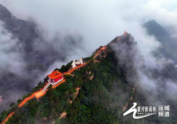 大美山西丨雨后初霁 五老峰现云海奇观