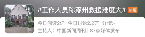 涿州，挺住！江西来了！涿州最新情况汇总→