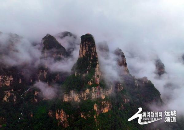 大美山西丨雨后初霁 五老峰现云海奇观