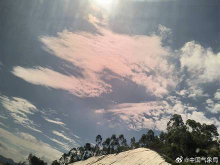 重庆璧山现粉色云朵 云朵为什么是粉色的? 重庆璧山现粉色云朵 云朵为什么是粉色的?