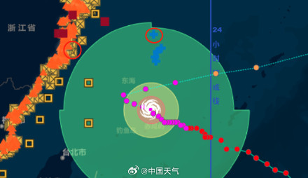 台风“卡努”7级风圈半径约320公里
