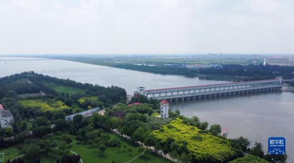 天津:独流减河进洪闸闸门全部开启 天津:独流减河进洪闸闸门全部开启