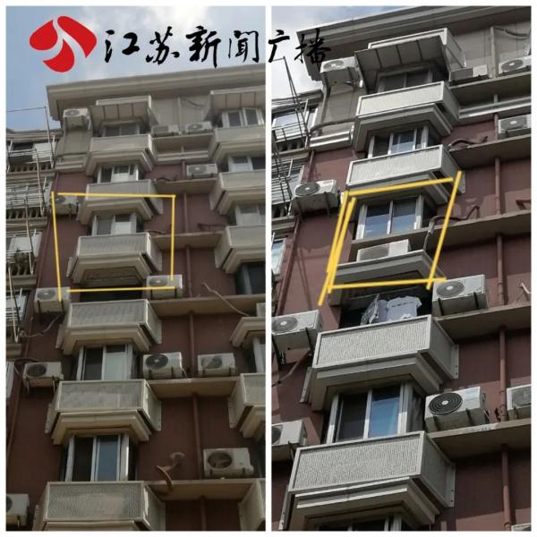 再现添堵!南京一小区沿街改造后 空调外机被“封死” 再现添堵!南京一小区沿街改造后 空调外机被“封死”