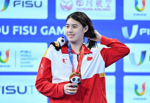 张雨霏，你笑起来真好看！