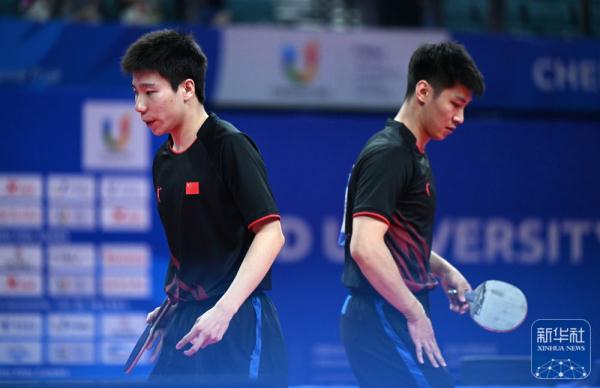 成都大运会 | 徐瑛彬/薛飞获得乒乓球男双冠军 成都大运会 | 徐瑛彬/薛飞获得乒乓球男双冠军