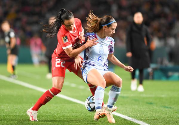 女足世界杯丨西班牙队火力全开5:1大胜瑞士 率先挺进八强