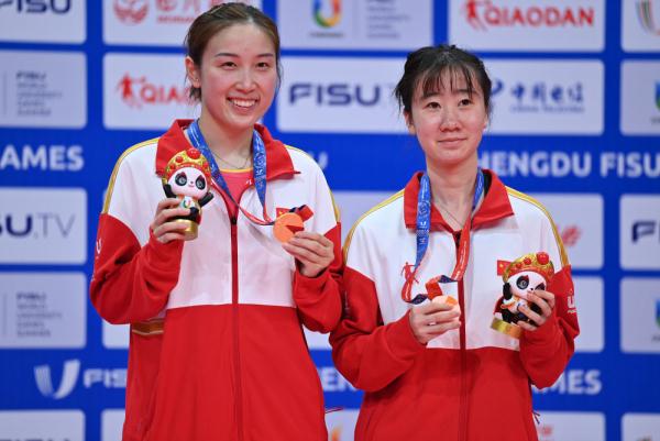 成都大运会|乒乓球——钱天一获得女子单打冠军